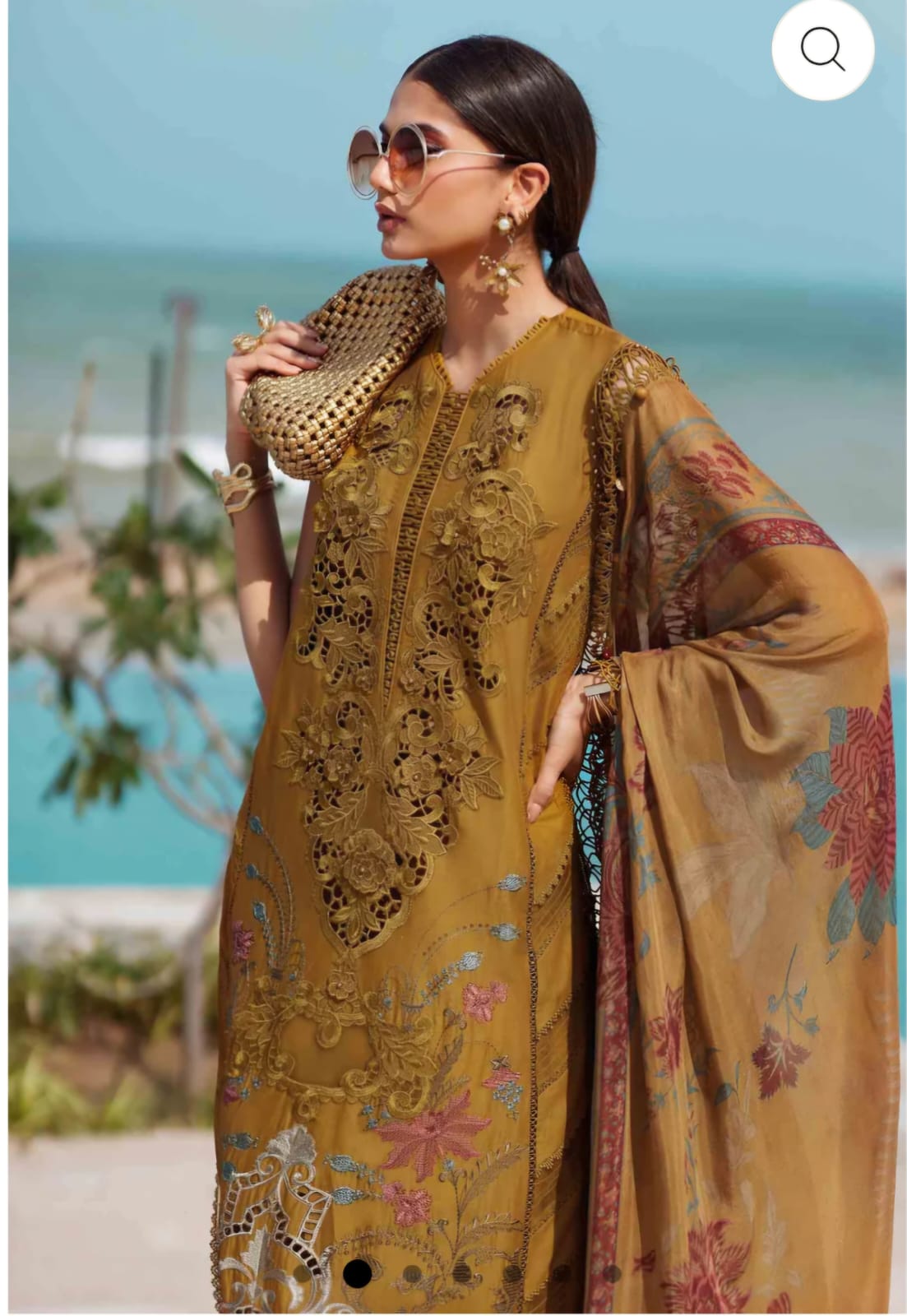 MB 019 MUSTARD SHIFFON