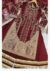 Maria B Design Maroon Chiffon Sharara - Image 5