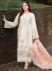 Qalamkar Design Lawn Cream Suite - Image 4