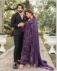 Maria B Design Purple Chiffon Suit - Image 6