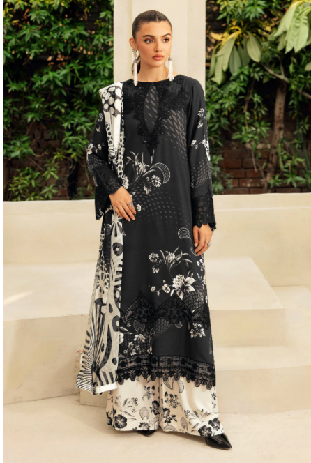 Ramsha Black Silk Suite